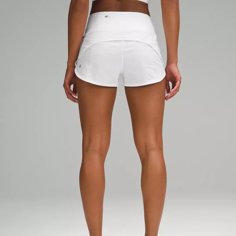 Lululemon Speed Up 4” Shorts in White Size 6
